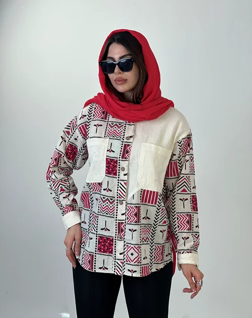 شومیز کنفی چاپی